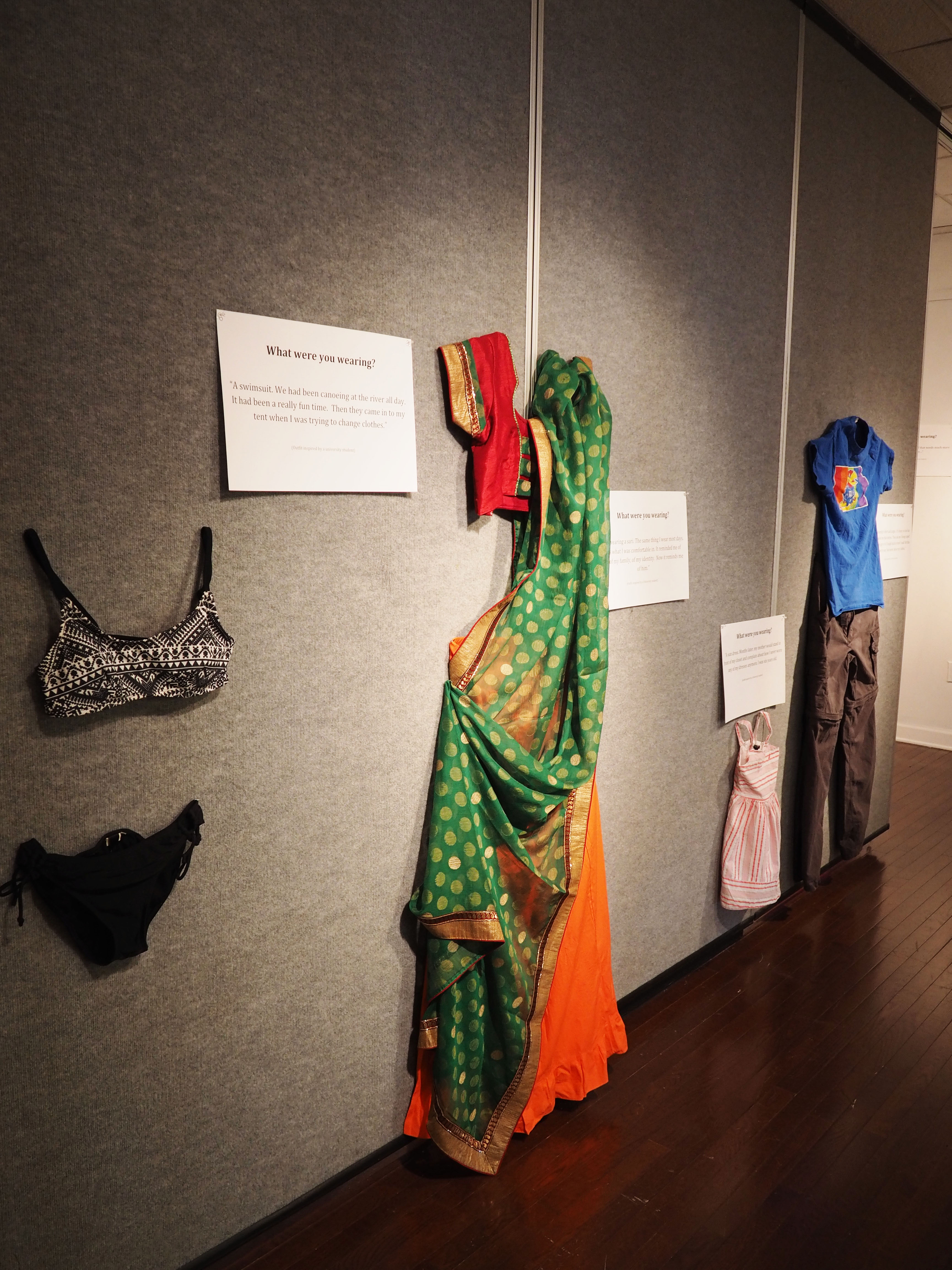 After going viral last fall, 'What Were You Wearing?' exhibit returns to  KU; display challenges victim blaming